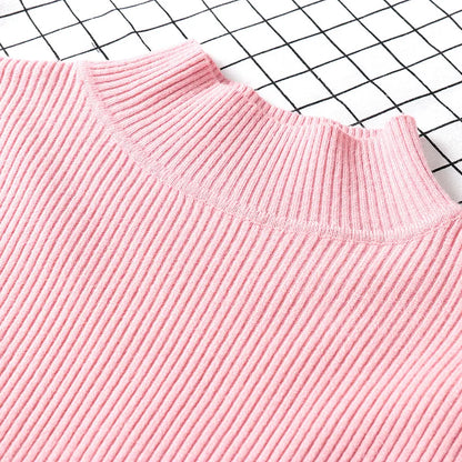 ZJAISS 2025 Herbst Winter Langarm Gestrickte Pullover Rollkragen Rippen Schlanke Frauen Pullover Weiche Warme Neue Jumper Pullover.