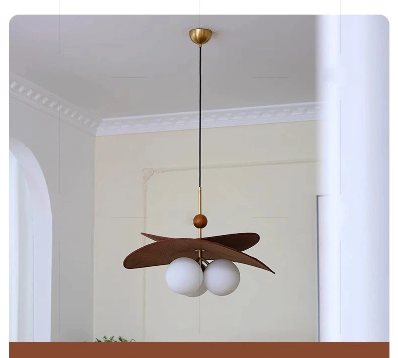 Wabi Sabi Hängeleuchte aus Korbgeflecht, Vintage-Glasblasen-Pendelleuchte für Esszimmer, Schlafzimmer, Wohnzimmer.