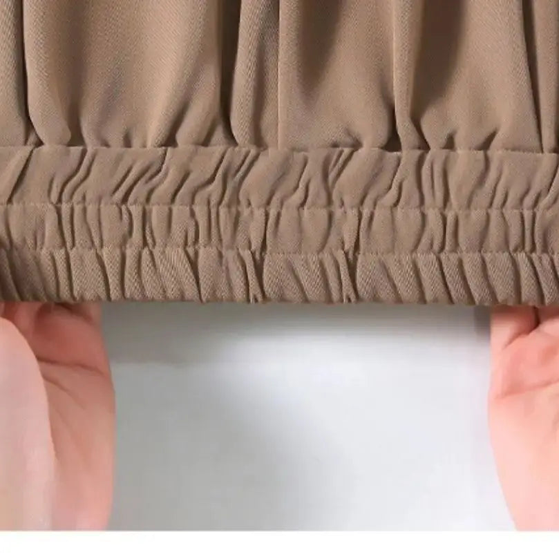 Freizeit hose Frau High Sense Anhänger schwarzer Anzug breites Bein hohe Taille gerades Bein lose Damen hose.