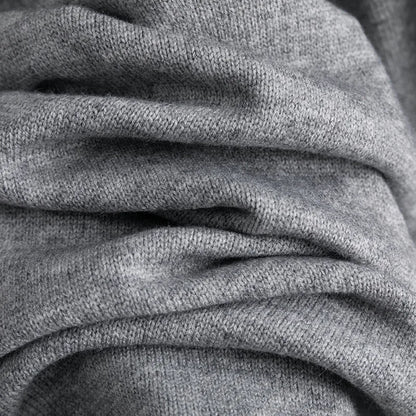 Autumn Winter New Fashion Women’s Solid Color Casual Trendy Loose 2 Piece Sets V-neck Long Sleeve T-shirts Wide Leg Trousers