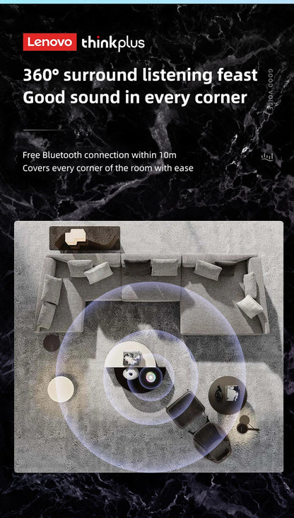 Original Lenovo K3 Plus Wireless Bluetooth Speaker Portable Music Player Cool RGB SoundBox Low Latency HiFi Stereo Loudspeaker.