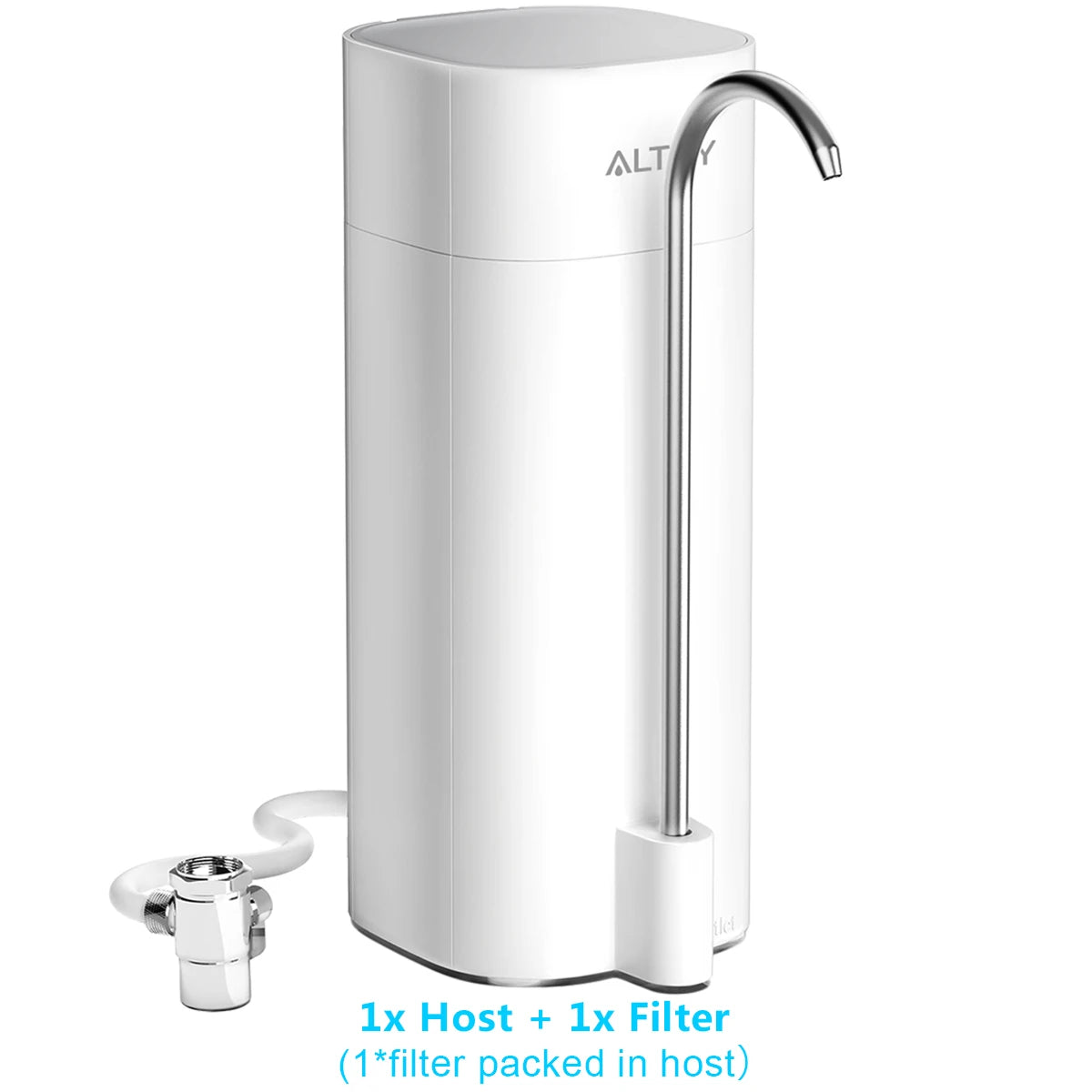 ALTHY Countertop Faucet Drinking Water Filter Purifier Ultrafiltration System, Reduces 99% Bacteria, Chlorine, Heavy Metals,Odor.