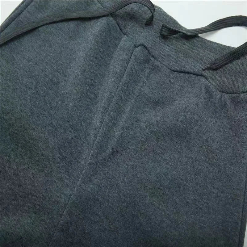 Men's autumn and winter fashion pullover hooded sweatshirt + jogging pants two-piece warm outdoor fitness casual set.