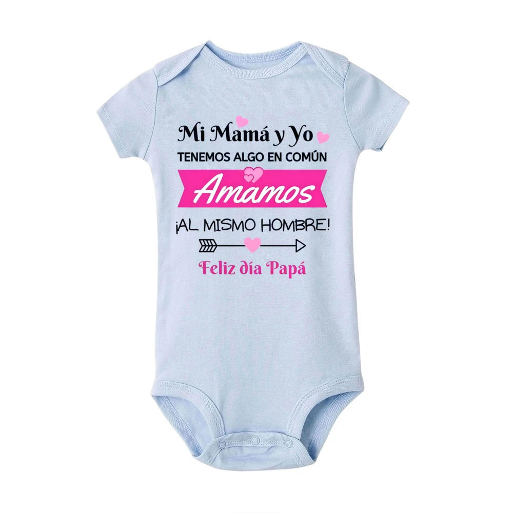 Alles Gute zum Vatertag Säuglingsspielanzug Vatertag Aufdruck Kurzarm Bodys Neugeborenes Mädchen Jungen Overall Festival Babykleidung.