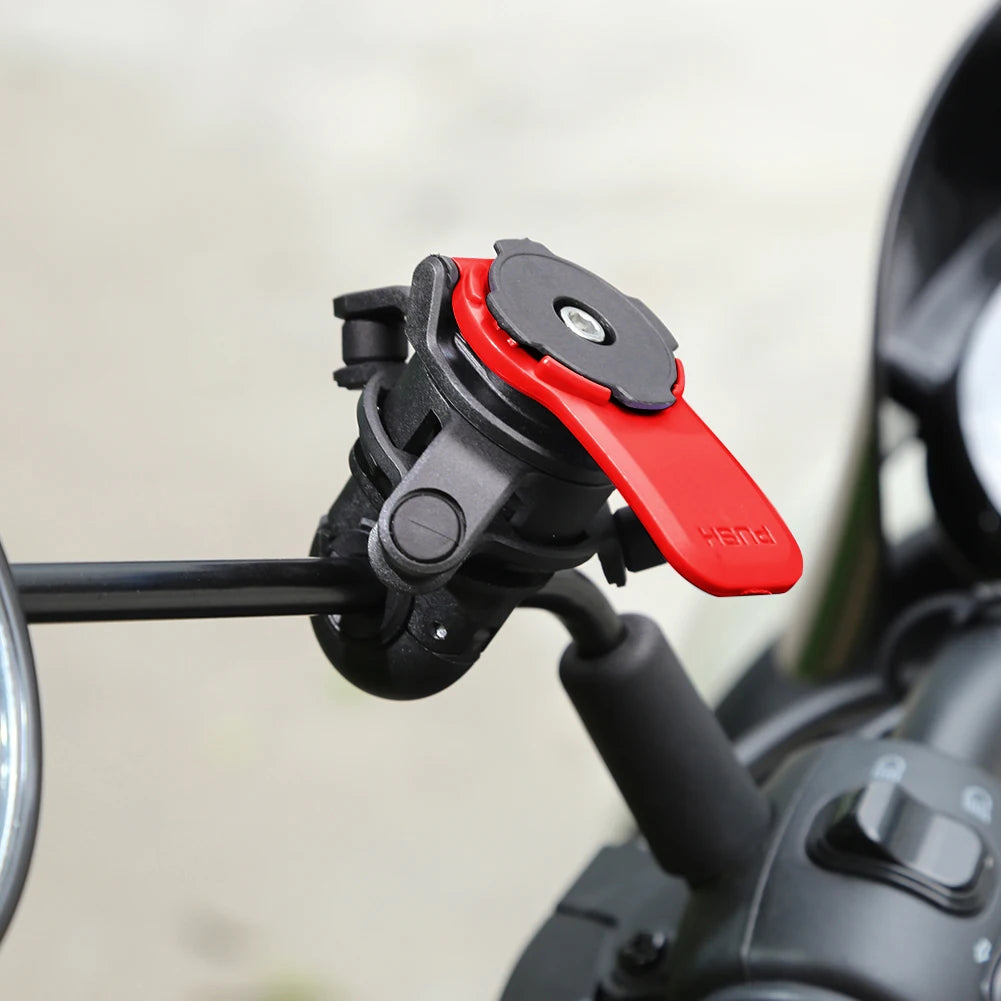 Universal Motorcycle Bike Phone Holder Stand Bicycle Phone Bike Holder 360° Rotatable Support Security Bracket Quick Release.