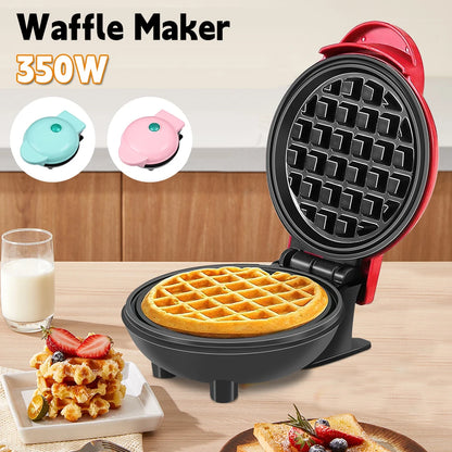 350W Mini Waffle Maker Electric Breakfast Maker Non Stick Pancake Bubble Egg Cake Oven Pan Eggette Machine.