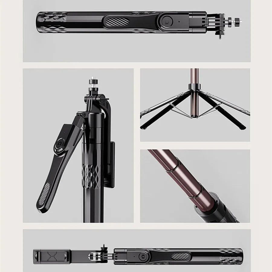 FGCLSY new 360° Rotation Gimbal Stabilizer ,Selfie Stick Tripod for Smartphone Camera With Bluetooth shutter Stabilizer for Live.