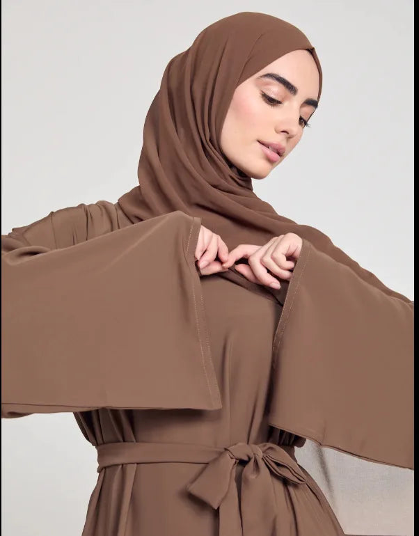 (No Scarf) Ramadan Eid Abaya Damen Dubai Luxury Kebaya Muslim Abayas Women Kaftan Long Dress Islam Dresses Caftan 9 Colors S-2XL.