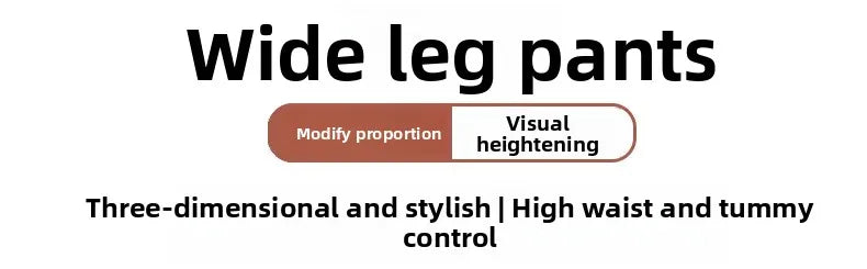 High Waist Straight Leg Jeans Women's Fashionable Denim Wide Leg Pants Slimming Narrow Version Floor-Length Autumn New Arrival.