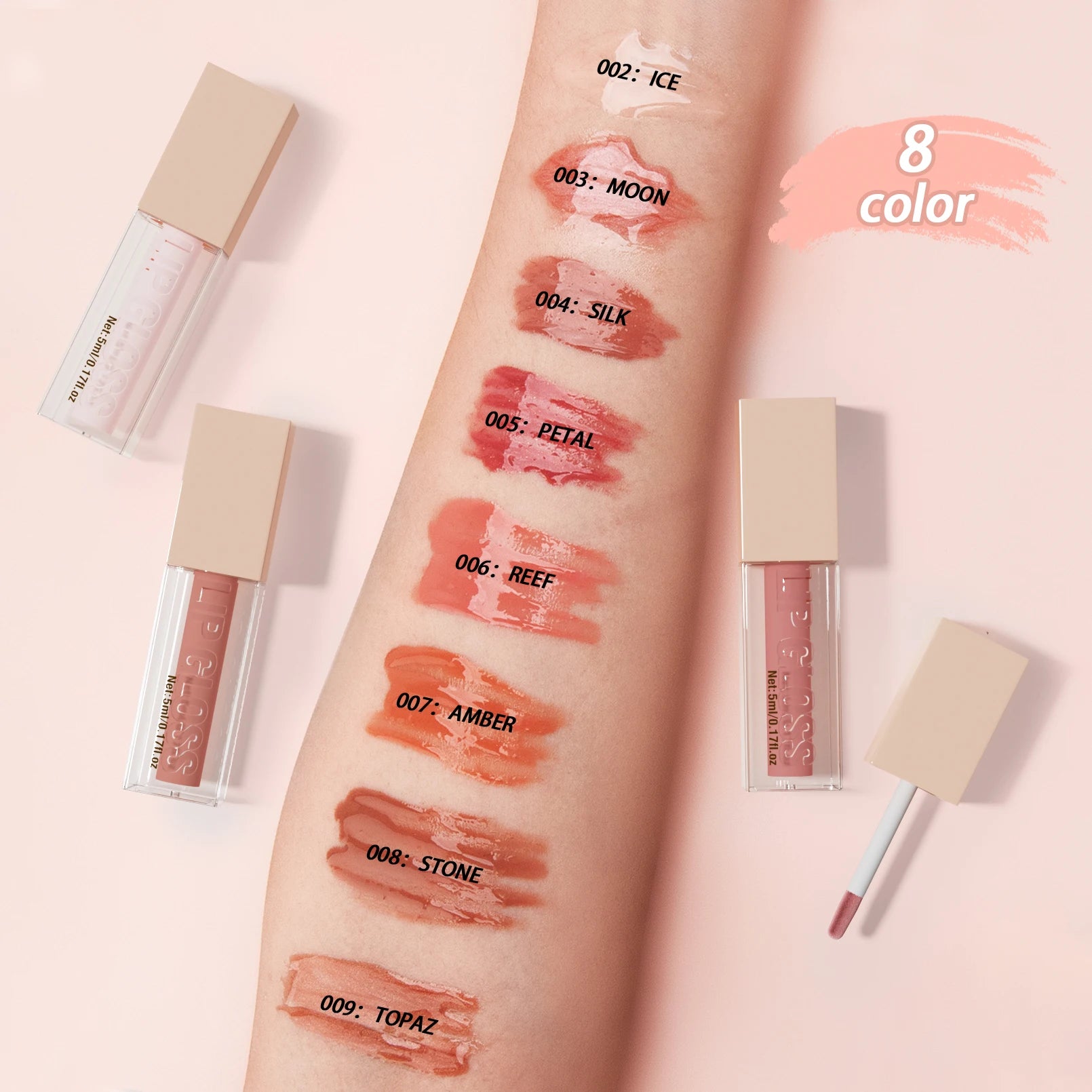 Liquid Lipstick Matte Finish Sexy Silky Lip Gloss Waterproof Kiss-proof Lasting Lip Glaze Lip Tint Cosmetics.