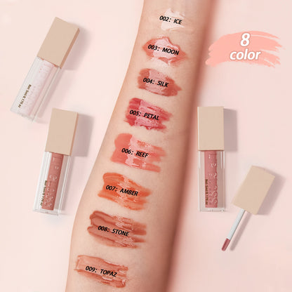Liquid Lipstick Matte Finish Sexy Silky Lip Gloss Waterproof Kiss-proof Lasting Lip Glaze Lip Tint Cosmetics.
