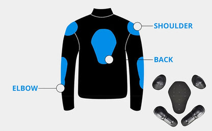 GHOST RACING Motorcycle Racing Jacket Man Waterproof Dirt Bike Pants Set With Protection Racing Suit Motocross Jacket Motor Suit.