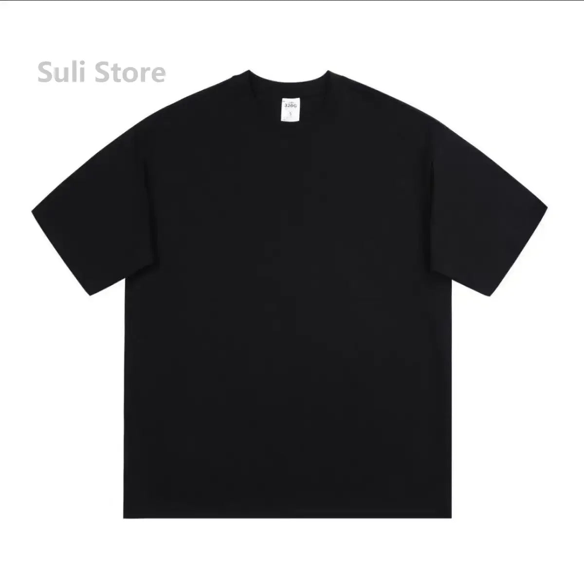 600g Heavy-duty Cotton Short Sleeved T-shirt for Men's Fashion Pure Cotton Thickened Short Sleeved Half Sleeved Tee.