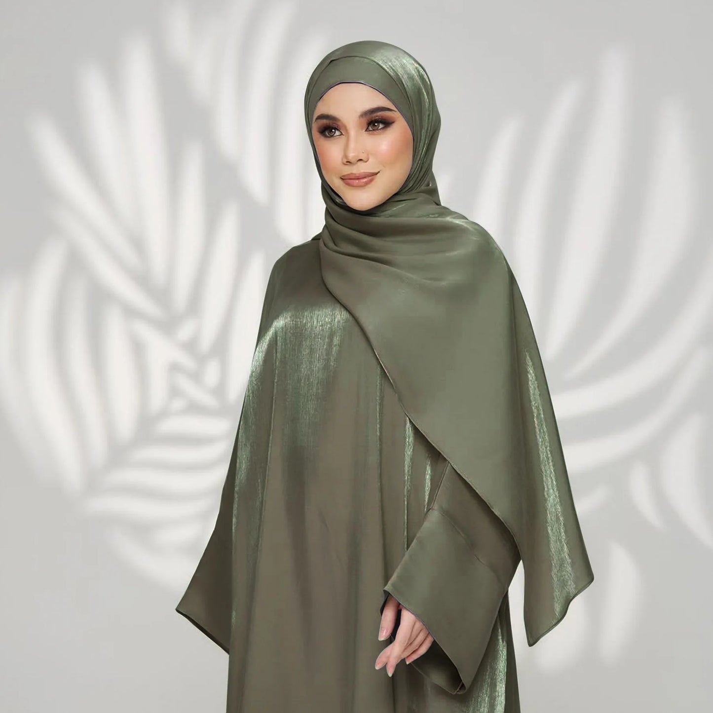 Two Piece Muslim Sets for Women Luxuru Dubai Hijab Abaya Dress Ramadan Saudi Arabia Modest Clothing Islamic Solid Church Outfits.