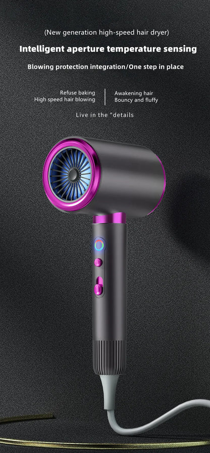 Hot Selling High-Speed Hair Dryer 2400W High-Power Silent Constant Temperature Hair Care Home Hair Salon Hammer Hair Dryer