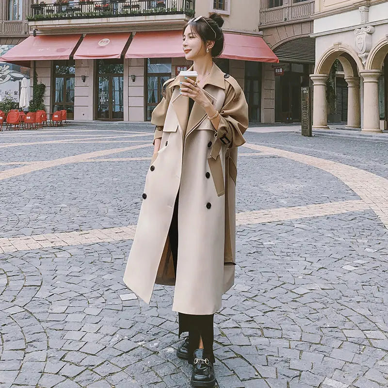 Graben Frauen S-3XL Design Patchwork Kleidung Outwear Alle-spiel Stilvolle Beliebte Neueste Weibliche Herbst Ins Mode Femme Einfache Gemütliche.