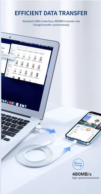 For PD 35W Fast Quick Charger USB Type C For iPhone 15 14 13 12 11 Pro Max Mini Plus XR XS Charging Data Cable Accessories.