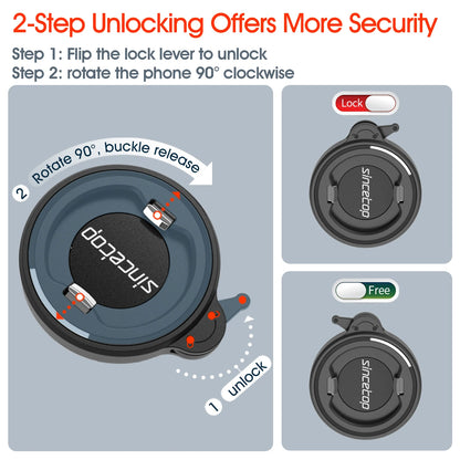 Bike Stem Phone Mount,Mountain Bicycle Phone Holder,Universal Aluminum Handlebar Cell Phone Cycling MTB Quick Attach/Detach.