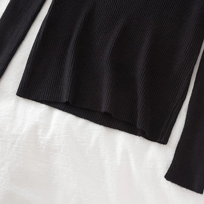 2026 weibliche Casual Tops Pullover Frauen Herbst Winter Gestrickte Dünne Pullover Feste Taste Volle Hülse V-ausschnitt Pullover.