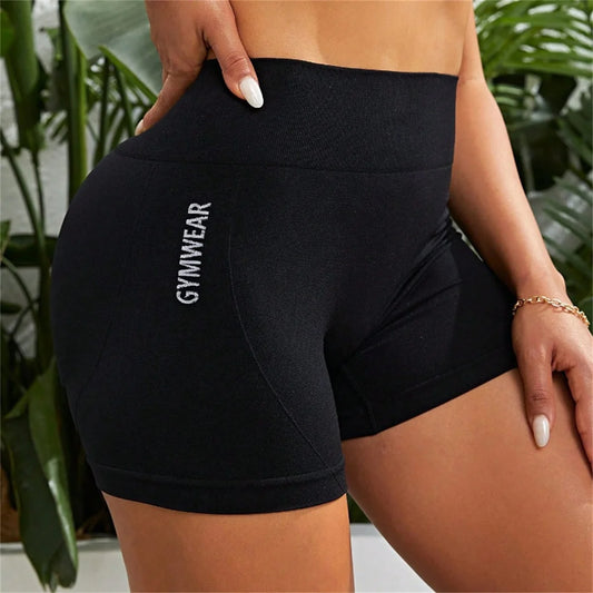 Women High Waist Butt Lift Sports Short Pants High Stretch Qyuick-Drying Breathable Yoga Shorts Athletic Tights.