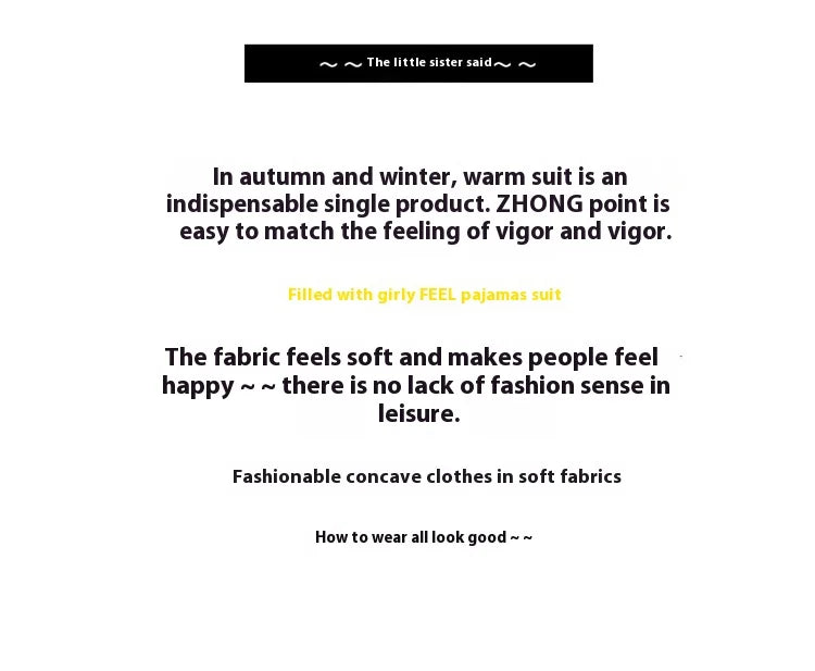 Korallen Samt Neue Warme Pyjamas Homewear Anzug Japanische und Koreanische frauen Herbst und Winter Verdickte Lose Pyjamas Homewear Anzug.