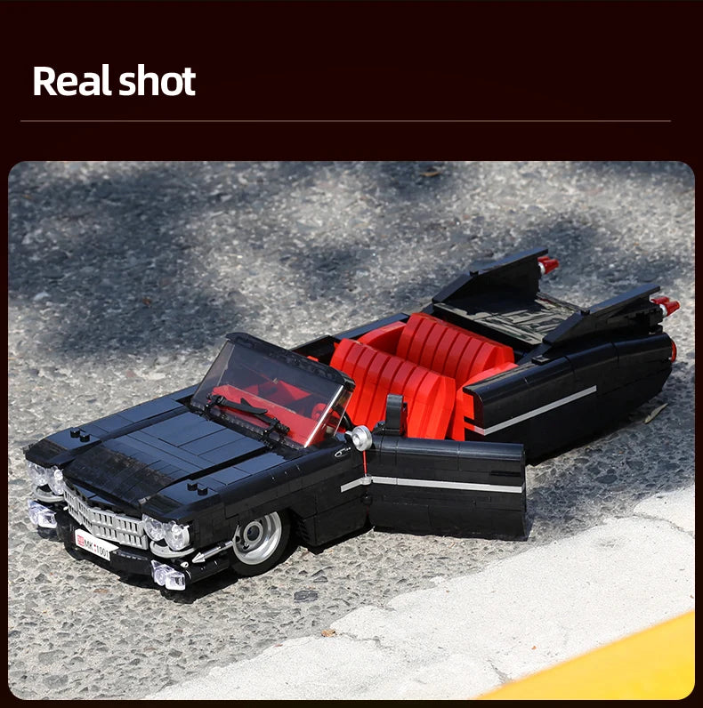 Mould King 10012 Technical Car Model Toys The Eldorado Set Building Block Assembly Creative Brick Kids Christmas Gift.