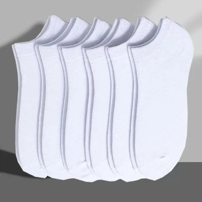 Unisex Casual Plain Color Boat Socks Thin Breathable Comfy Anti Odor Sweat-absorbing Ankle Socks For Men Women black,white,gray.