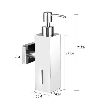 250 ml manueller Seifenspender aus gebürstetem Edelstahl zur Wandmontage, goldener schwarzer quadratischer runder Seifenspender für Hotelbadezimmer