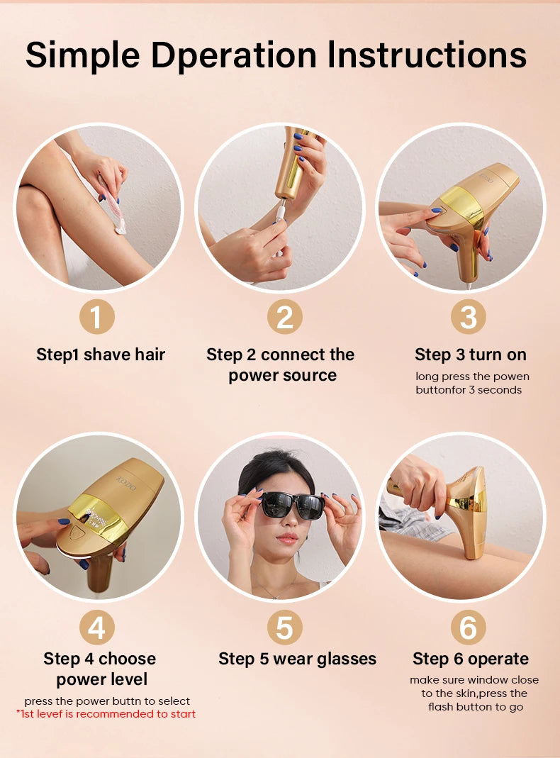 KODO 2025 High-end customization ice Laser Hair removal Laser Epilator Permanent IPL Painless Photoepilator 4 in 1 face and body.