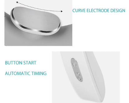 Cervical Massager Protable Mini Neck Shoulder Massager Deep Massage Neck Warm Pressing Neck Pressing Care.