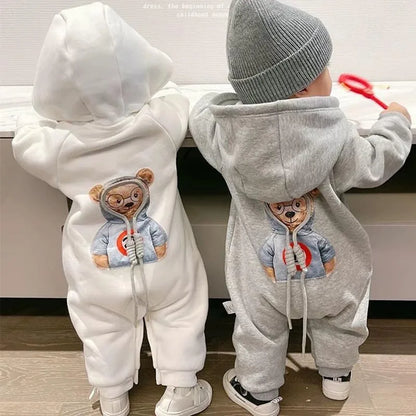 Baby Frühling und Herbst Overall Jungen Mädchen Langarm Baby kleidung Neugeborene 0 bis 18m feste Stram pler Kleinkind Kleidung Baby insgesamt.