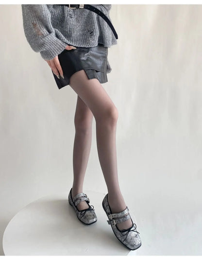 Blue Green Ultra-thin Nylon Thigh High Stockings Pantyhoses Women Sexy Women Tights Velvet Sexy Lingeries Hosiery Body Stockings