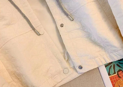 Frühling Herbst Damen Bomberjacken mit Kapuze, kurz, Vintage-Angebot, neu in Outerwears, weibliche Baseball-Fliegermäntel, eleganter Verkauf.