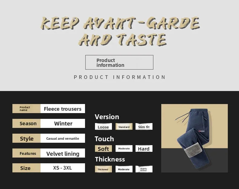 Winter Fleece Ski Pants Men's High Quality Extreme Cold Wool Thick Warm Trousers Women New 2025 Outdoor Camping Work Sweatpants.