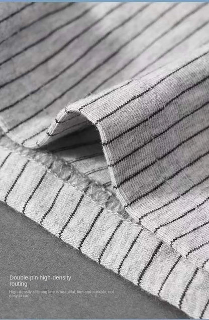 4Pcs Boxer Shorts männer Unterwäsche Sexy Höschen Baumwolle Boxer Gestreiften Unterhose Männlichen Shorts U Konvexen Dessous Plus Größe 2XL-6XL