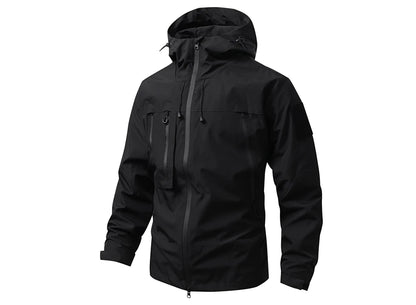 Autumn Men's Mountain Ski Jackets Outdoor Windbreaker Hiking Hooded Coats for Men Climbing Waterproof Jackets Raincoat Clothing.