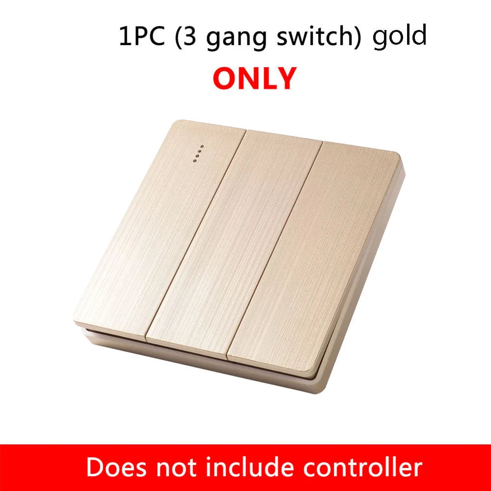 86 Wireless Smart RF 433 Mhz 100-220 V Wand Panel mit Fernbedienung Mini Relais Empfänger Hause Led licht Lampe Schalter.