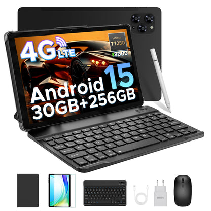 Doogee Tab G6 Tablet Pc 11 Inch Android 15 30Gb Ram(6+24) 256Gb Rom 8000Mah Battery Dual Speakers Support Widevine L1 Tablet Pc