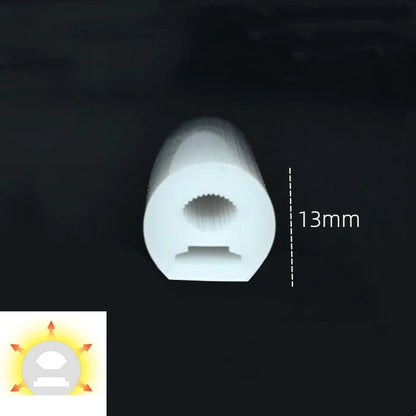 360° Glowing Round LED Neon Tube Rope Lamp Flexible Silicone Diffuser Channel WS2811 WS2812B Soft IP65 Outdoor Tape Strip Lights