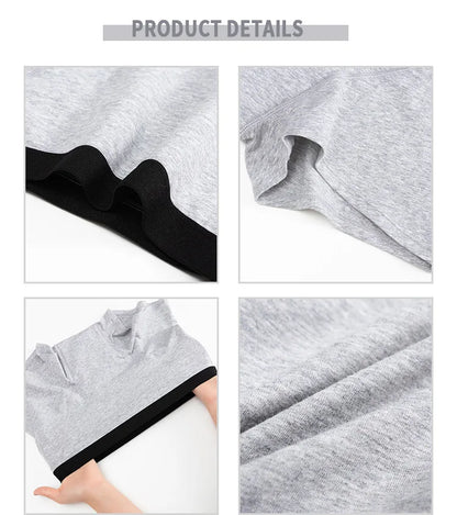 Women's Menstrual Panties Heavy Flow 4-Layer Leak Proof Cotton Period Underwear Absorbent  Boxer Brief.