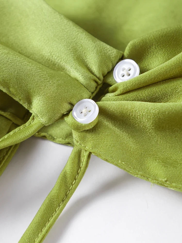 Band hängenden Hals lange Kleider schräg Schulter schnüren rücken frei seidig Satin Temperament Slim Fit Neck holder Frau Fischschwanz Kleid