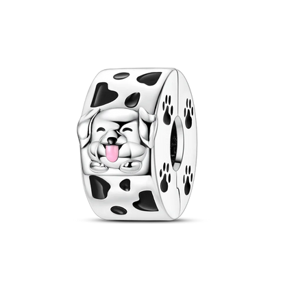 Silver Clasp 925 Sterling Silver CZ pave Clip Charms Daisy Beads Stopper Safety Chain fit Original Bangle Bracelet Jewelry Clip