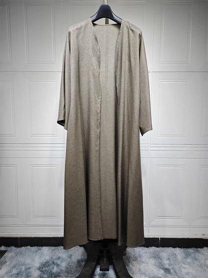 Ähnliche Baumwolle Leinen Batwing Kimono Abaya Dubai Islam Muslimischen Kleid Für Frauen Kebaya Kaftan Robe Musulmane Kaftan Marocain Femme.