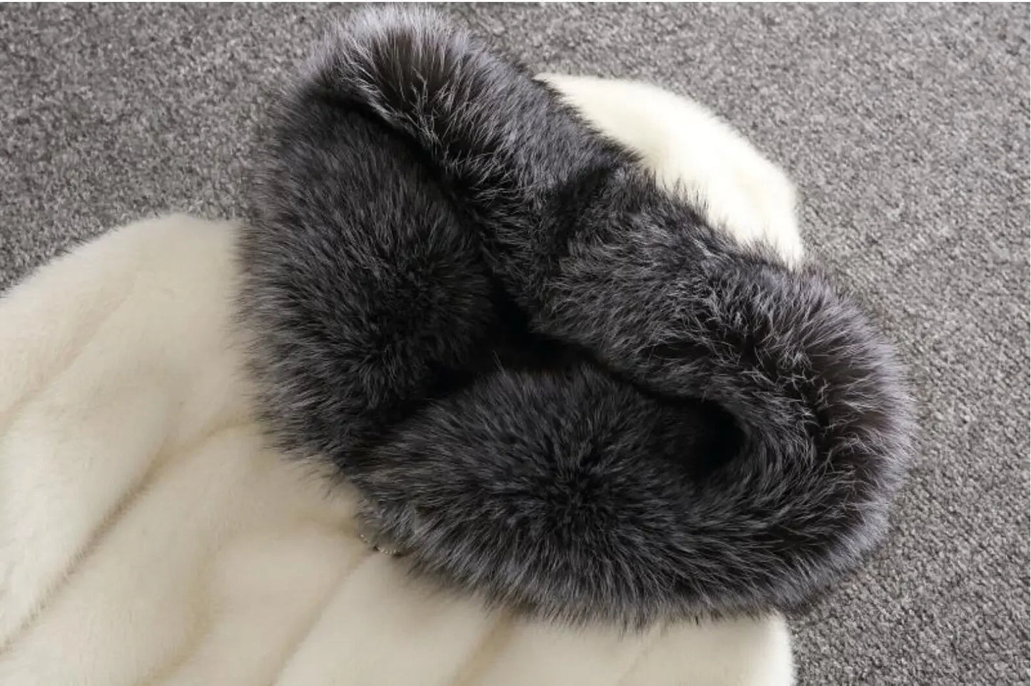 Mit kapuze Lose Faux Pelz Jacke Frauen Dicke Herbst Winter Koreanische Maxi Mantel Lange Warme Luxus Pelz Parkas Bontjas Pelzigen Oberbekleidung.