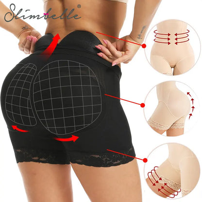 High Waisted Shaper Waist Trainer Butt Lifter with Padded Control Panties Slimming Underwear Tummy Shapers Corset Shapewear.