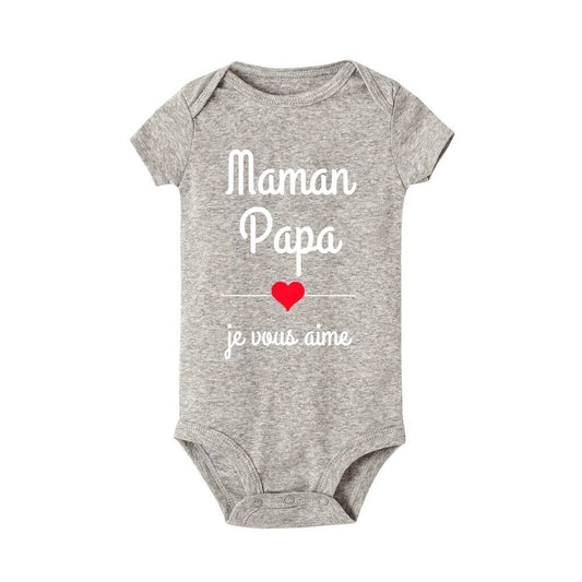 Mama Papa ICH Liebe Sie Baby Bodys Mütter Tag Infant Outfit Vatertag Neue Geboren Jungen Mädchen Kleidung Mütter Tag vatertag Geschenk.