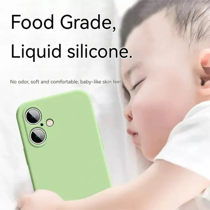 Liquid Silicone Case For iphone 17 Pro Max For iphone 17 17 Pro 17 Pro Max Cover TPU Shockproof Protective Cover iphone 17 Air.