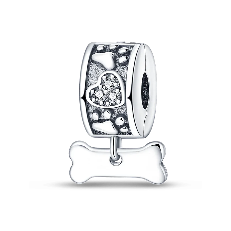 Silver Clasp 925 Sterling Silver CZ pave Clip Charms Daisy Beads Stopper Safety Chain fit Original Bangle Bracelet Jewelry Clip
