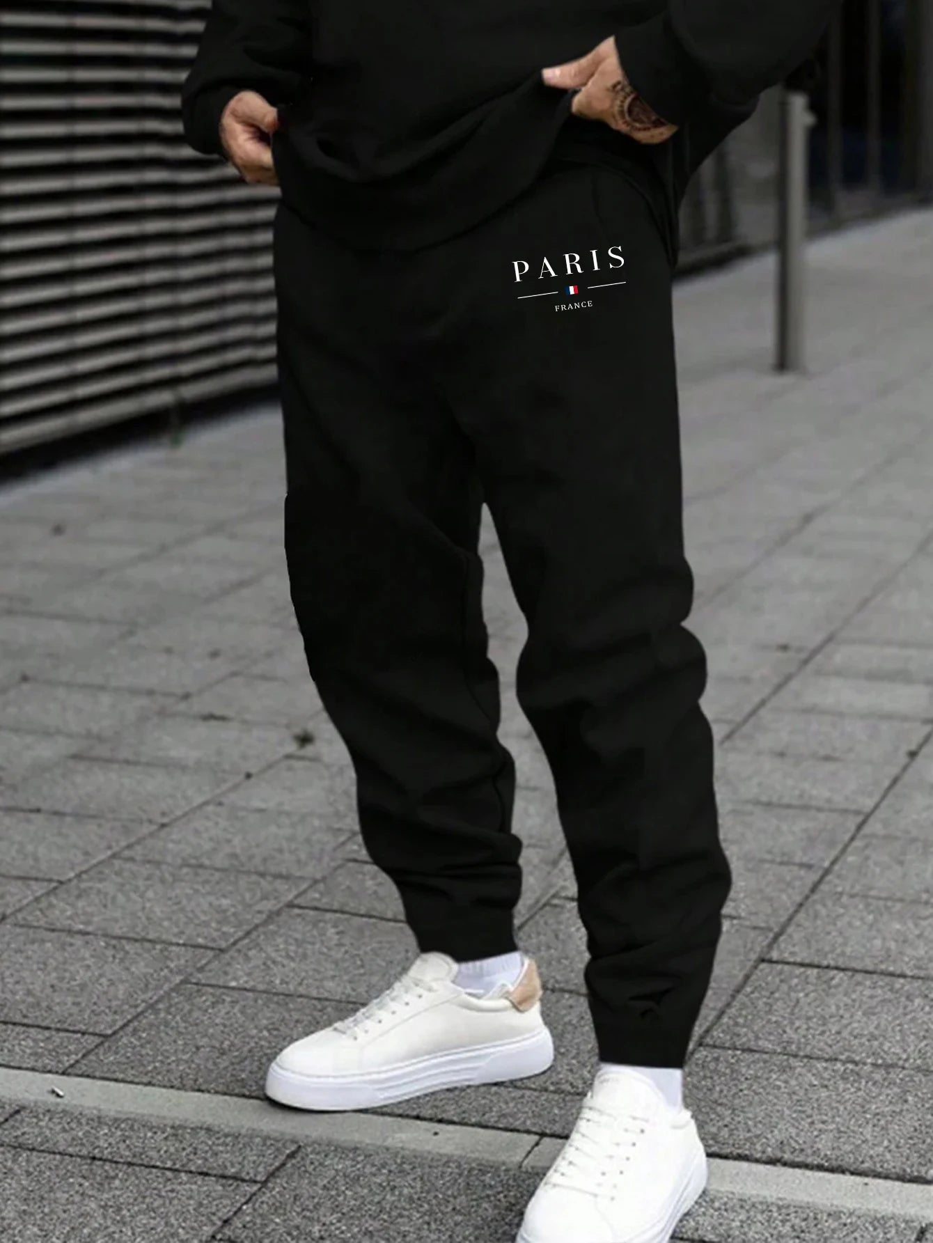 Mens Tracksuit Letter Print Single Piece O Neck Sweatshirt Sweatpants Daily Casual Office Man Clothing Sports Jogging Streetwear.