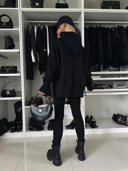 Women 2 Piece Set Hoddies Tracksuit Hooded Top & Pants Set Sweatshirts Suit Trouser Outfits Spring Jogging Sport Y2k Streetwear